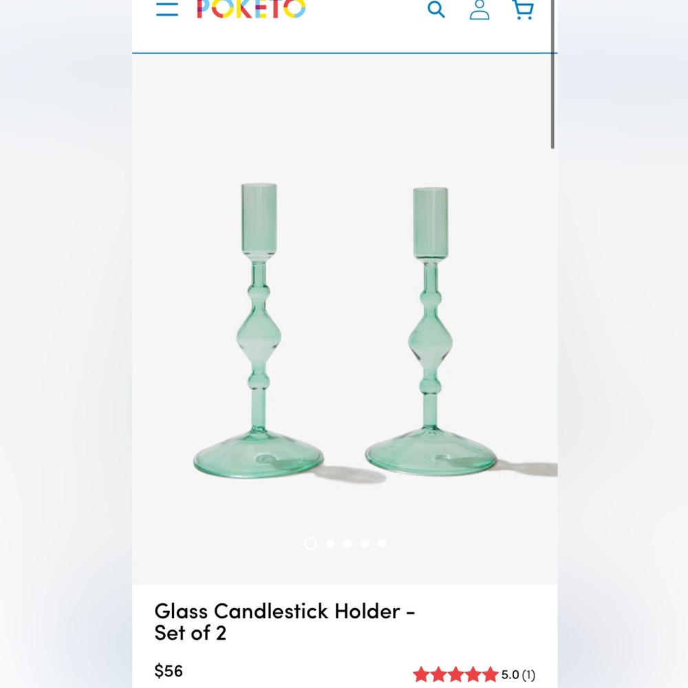 Gorgeous, modern candlesticks by Poketo